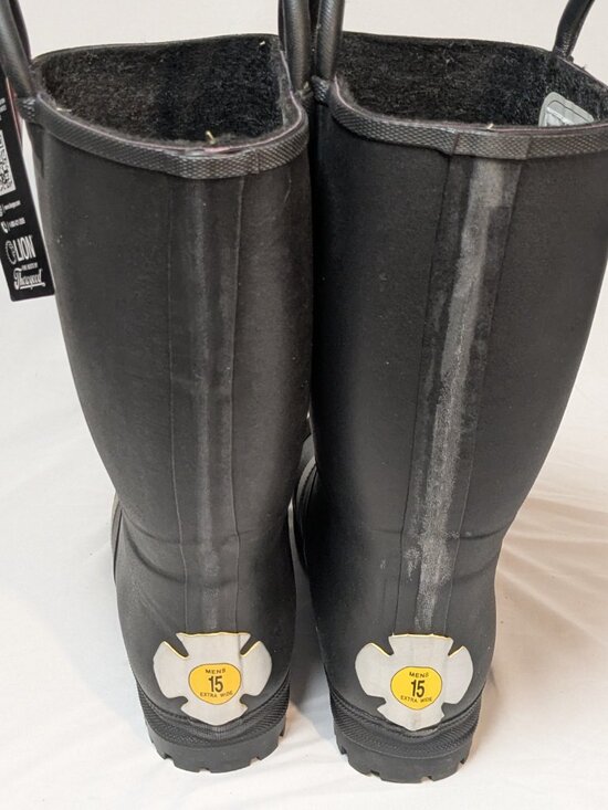 NWT THOROGOOD 807-6003 Lion Fire Hellfire Rubber LUG MENS SIZE 15 XW main image 5